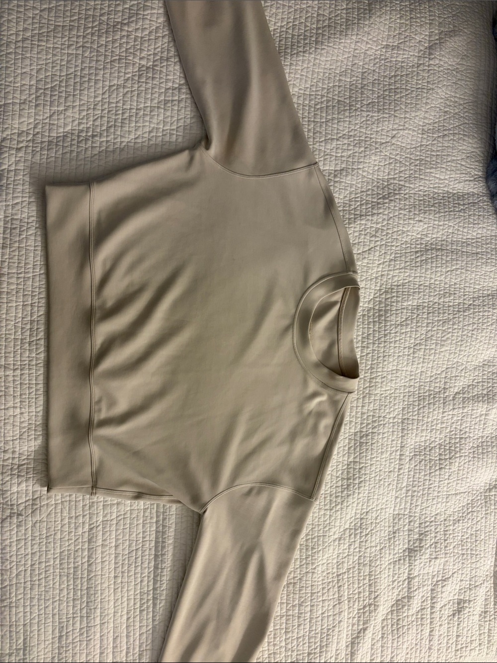 lululemon athletica Cream Crewneck Sweatshirt
